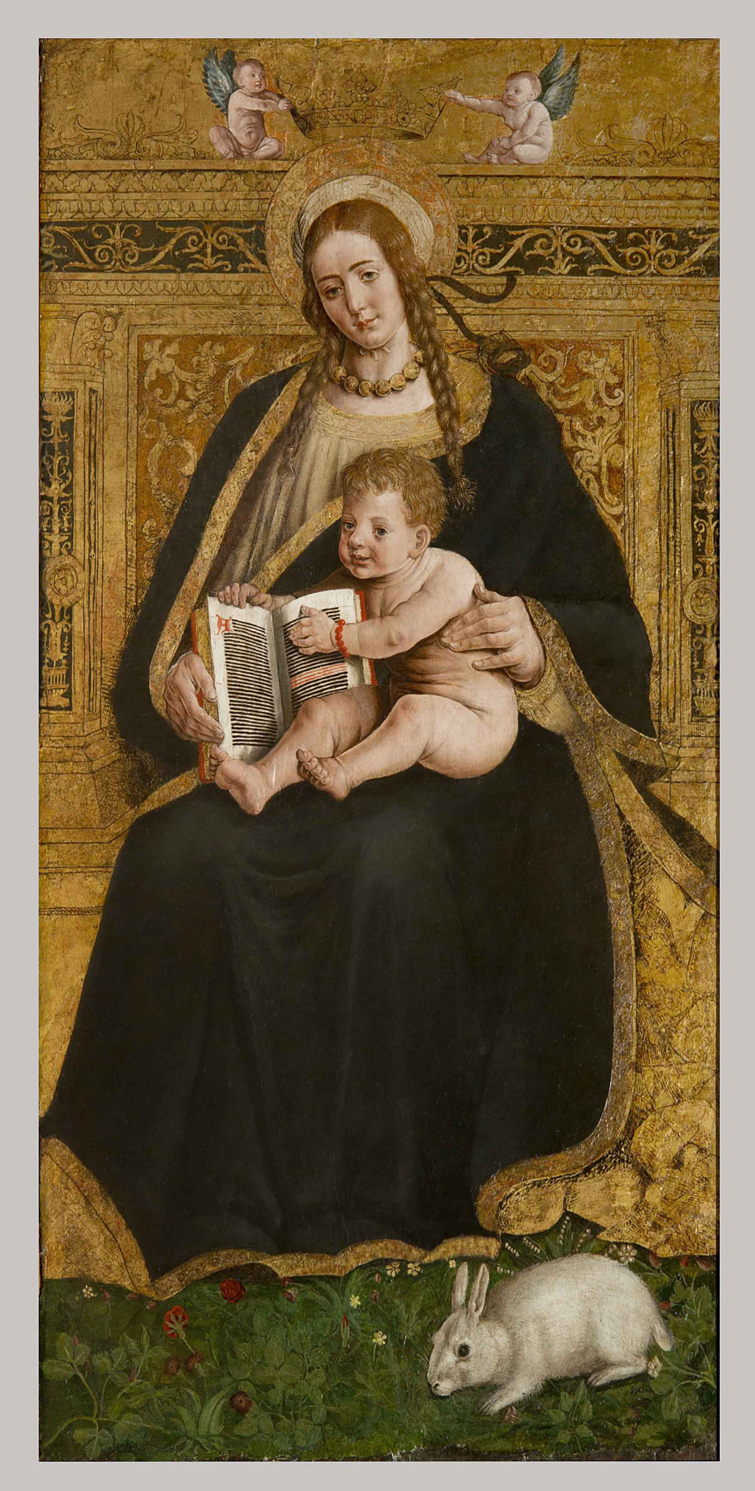 Hans Clemer, Madonna col Bambino, 1500-1507, tempera su tavola - Firenze, Museo Bardini