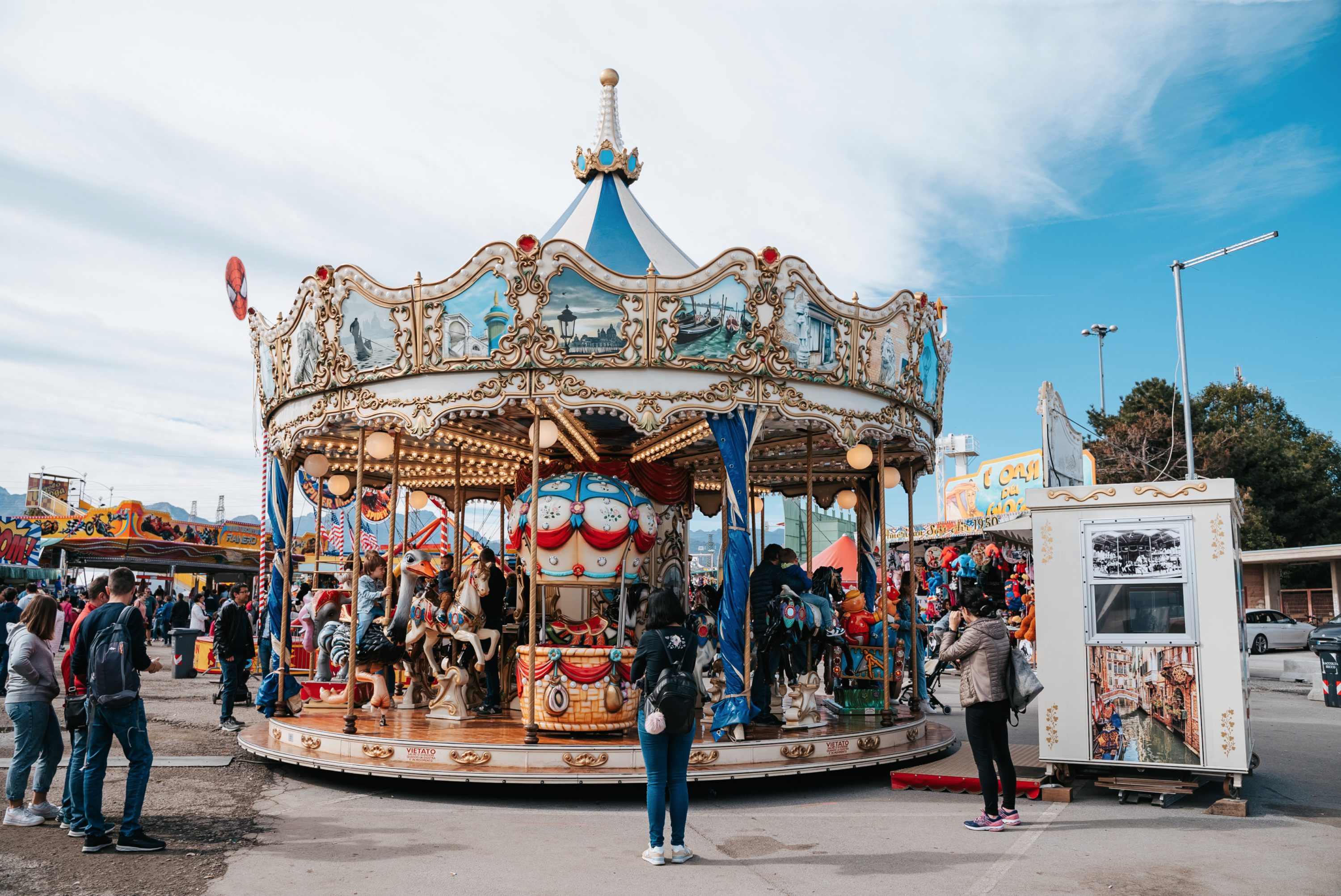 Le giostre del Luna park dell'Oktoberfest (ph@Laura Atzeni)