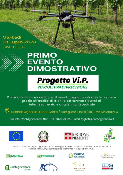 La locandina del primo evento dimostrativo del progetto Vi. P.