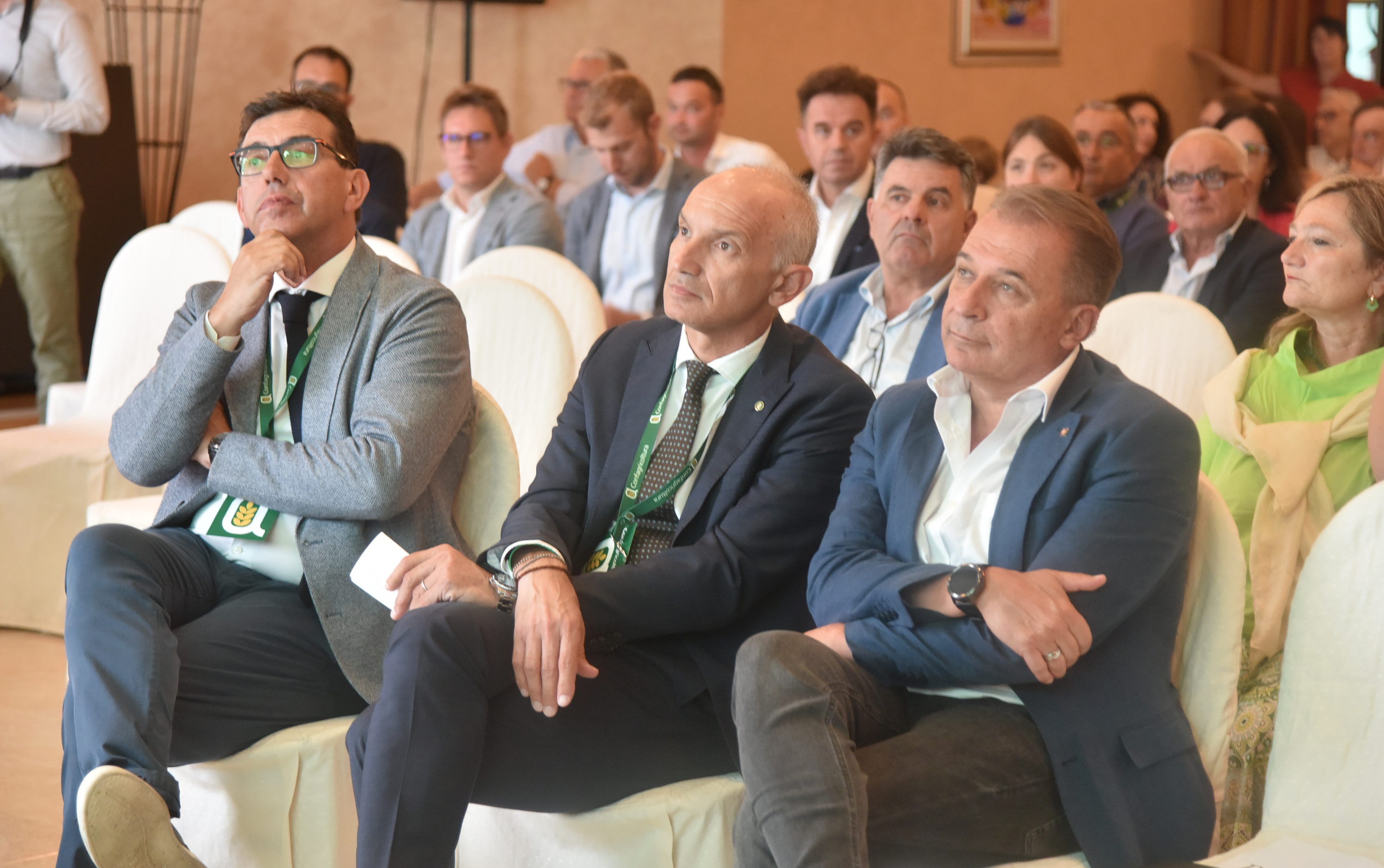 Roberto Abellonio e Enrico Allasia con il neo assessore regionale all'Agricoltura, Paolo Bongioanni 